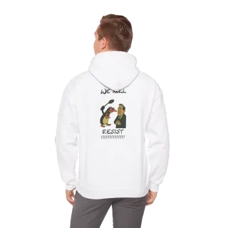 Hoodie 005 Person 4 Back White